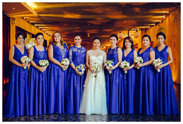 Elegant Royal Blue Cebu Wedding Philippines Wedding Blog