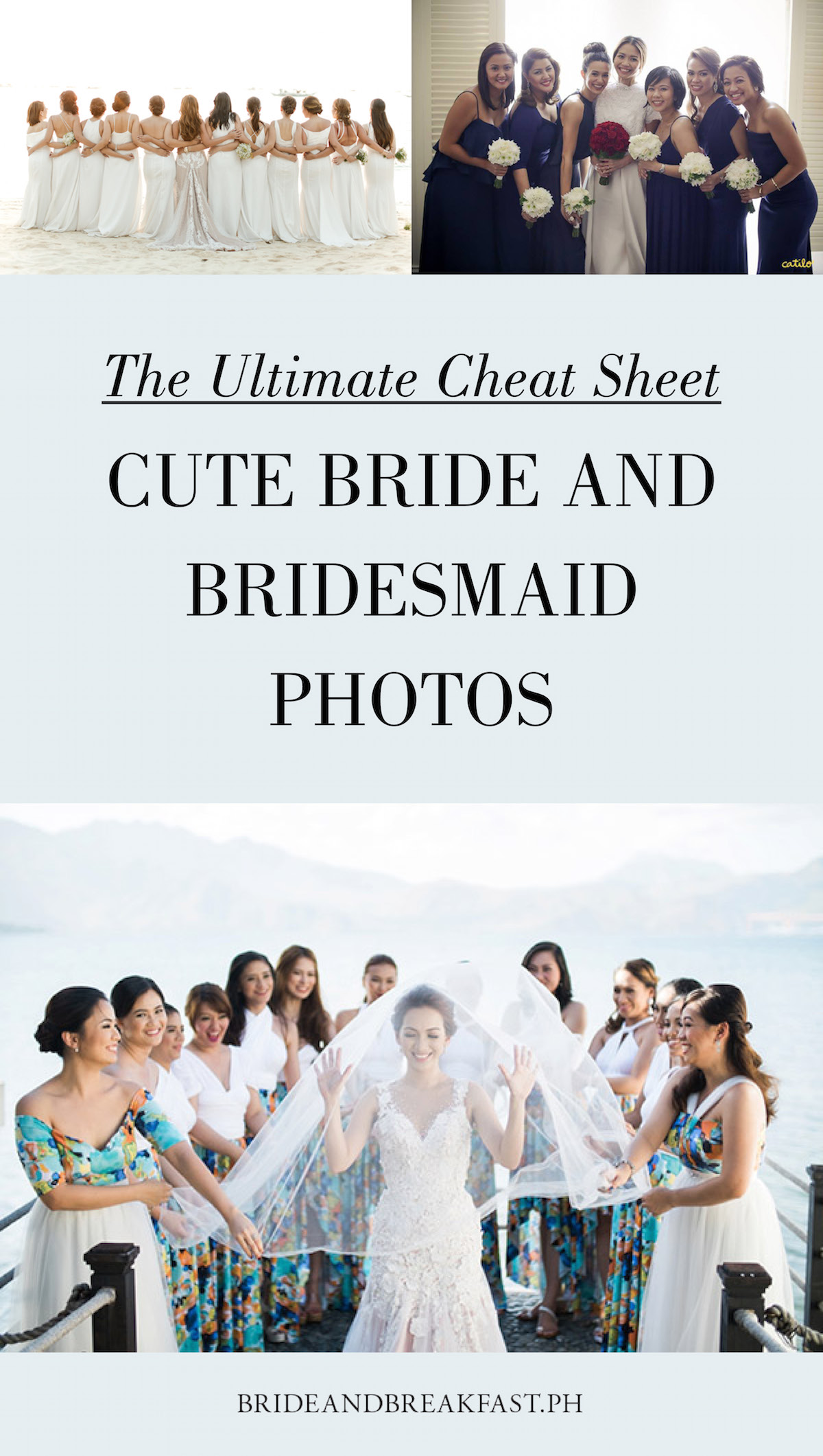 The Ultimate Cheat Sheet: Cute Bride and Bridesmaid Photos