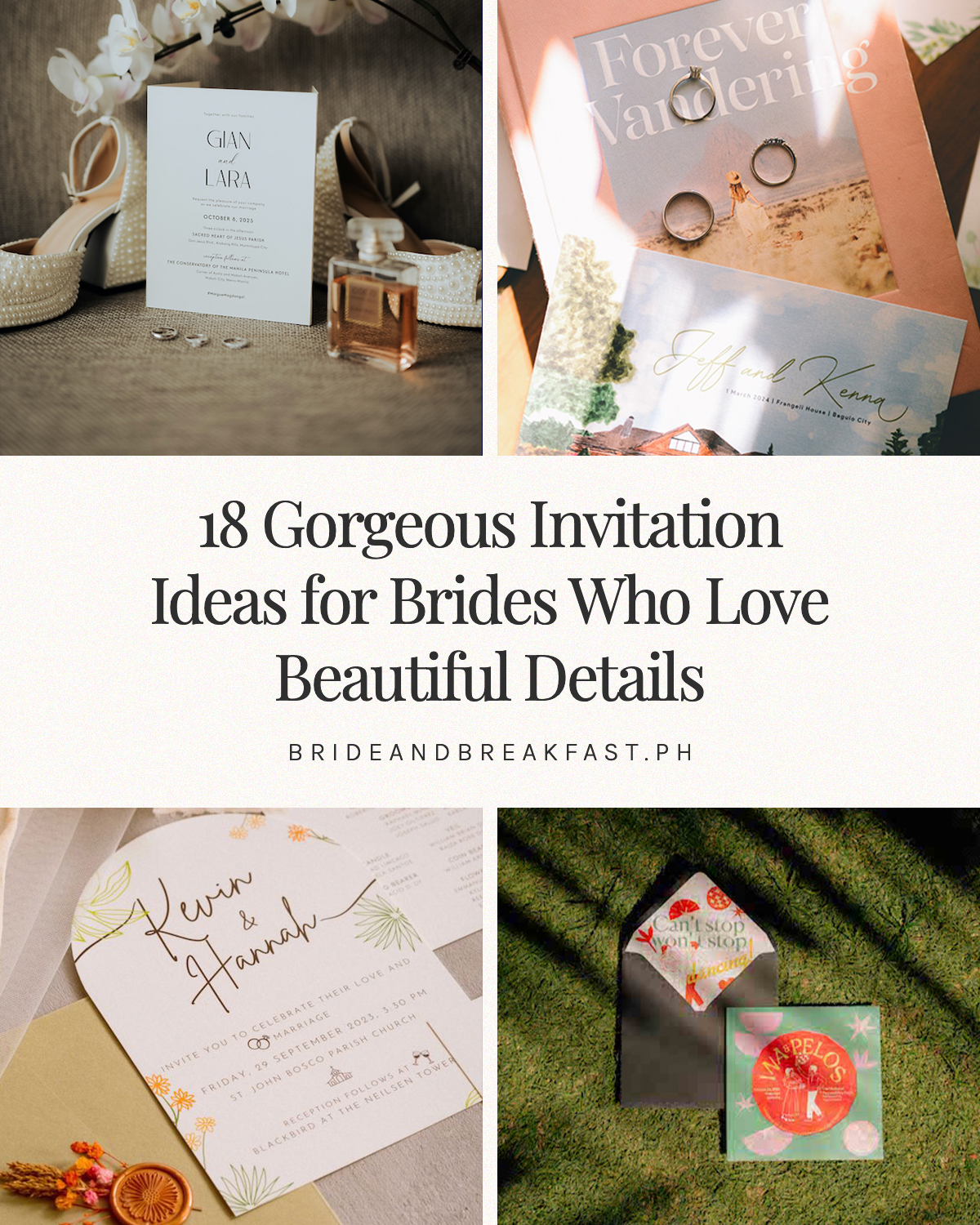 18 Gorgeous Invitation Ideas for Brides Who Love Beautiful Details