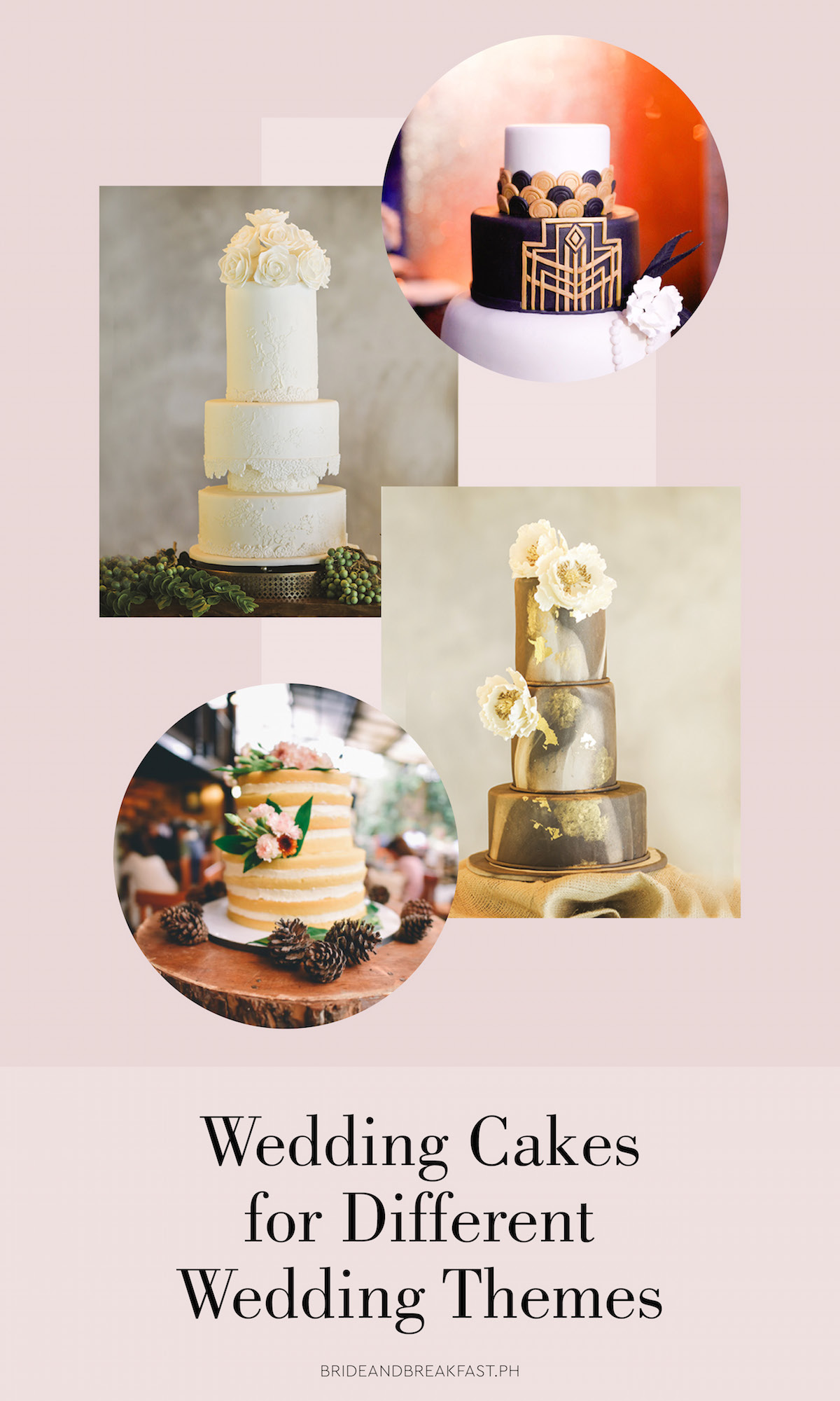 Wedding Cakes for Different Wedding Themes