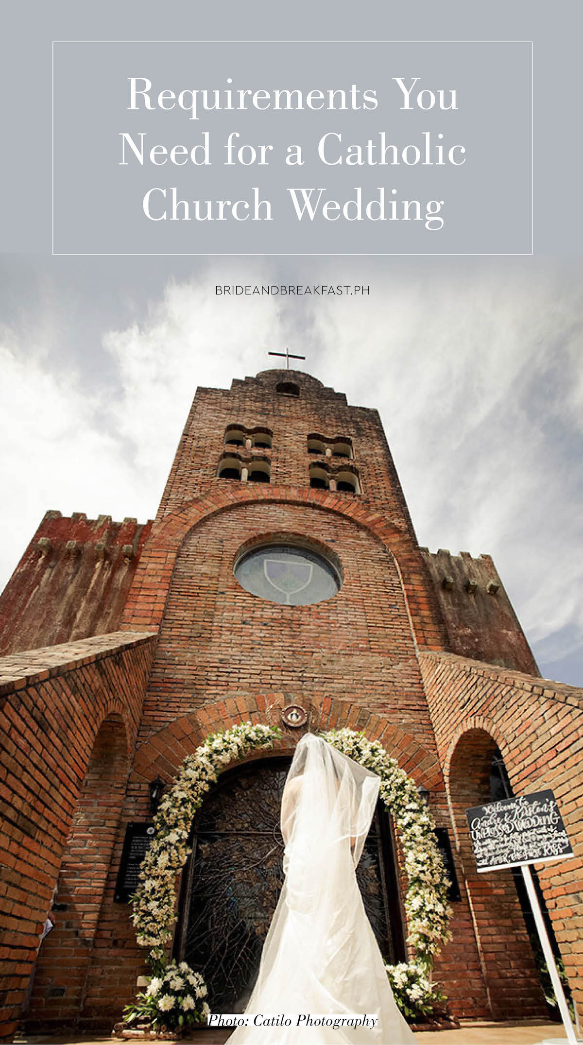 Requirements You Need for a Catholic Church Wedding Photo: Catilo Photography
