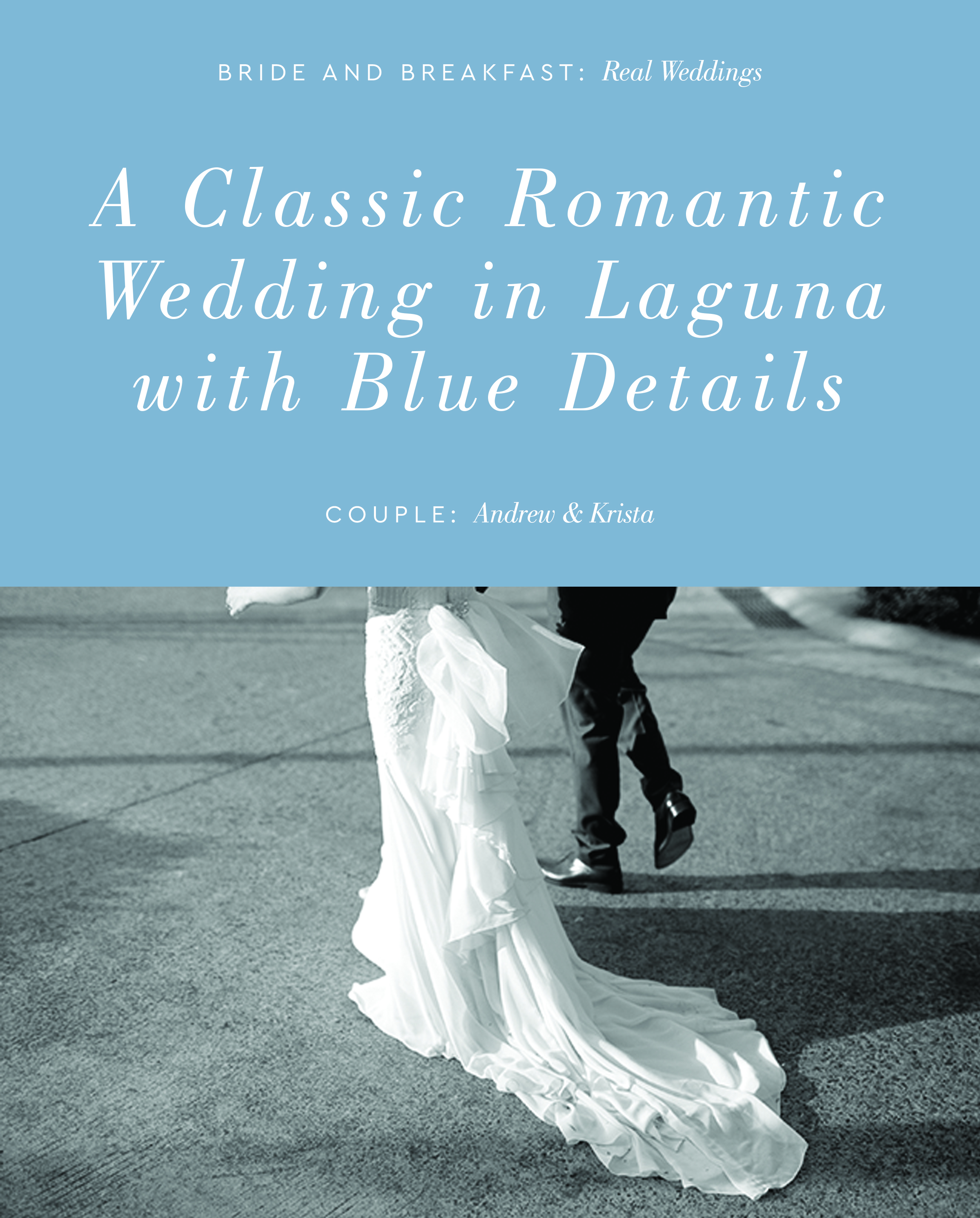 Classic Blue Laguna Wedding Philippines Wedding Blog