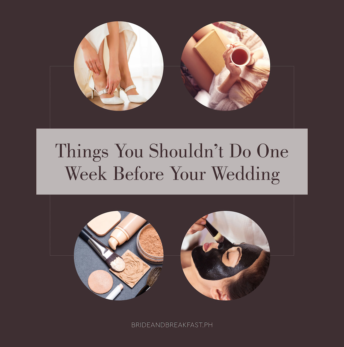 Things You Shouldn't Do One Week Before Your Wedding