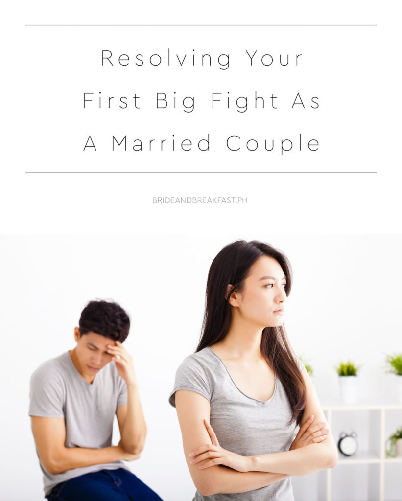 Resolving First Fight in Marriage | Philippines Wedding Blog