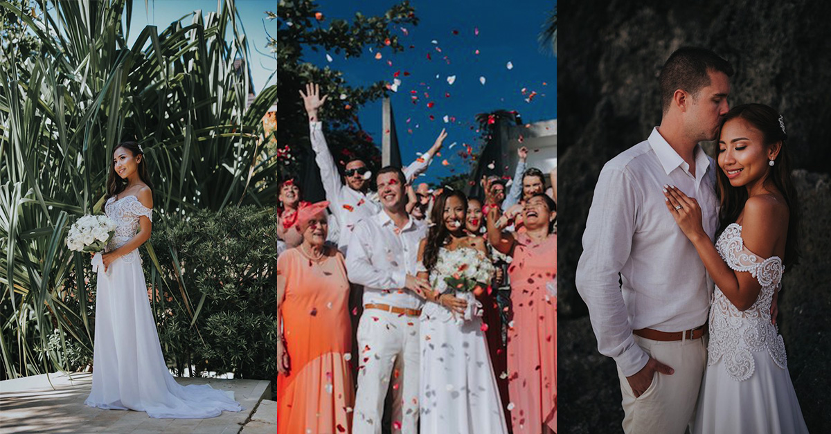 An Orange and White Beach Wedding | Philippines Wedding Blog