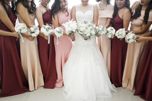 Classic Blush Burgundy Wedding | Philippines Wedding Blog
