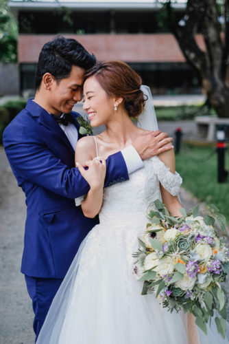 A Chic Blue Garden Wedding | Philippines Wedding Blog