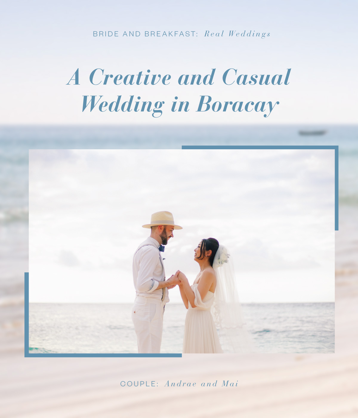 Creative And Casual Beach Wedding Philippines Wedding Blog