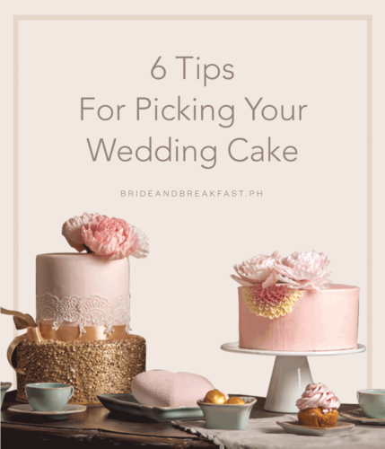 6 Tips for Wedding Cake Picking | Philippines Wedding Blog