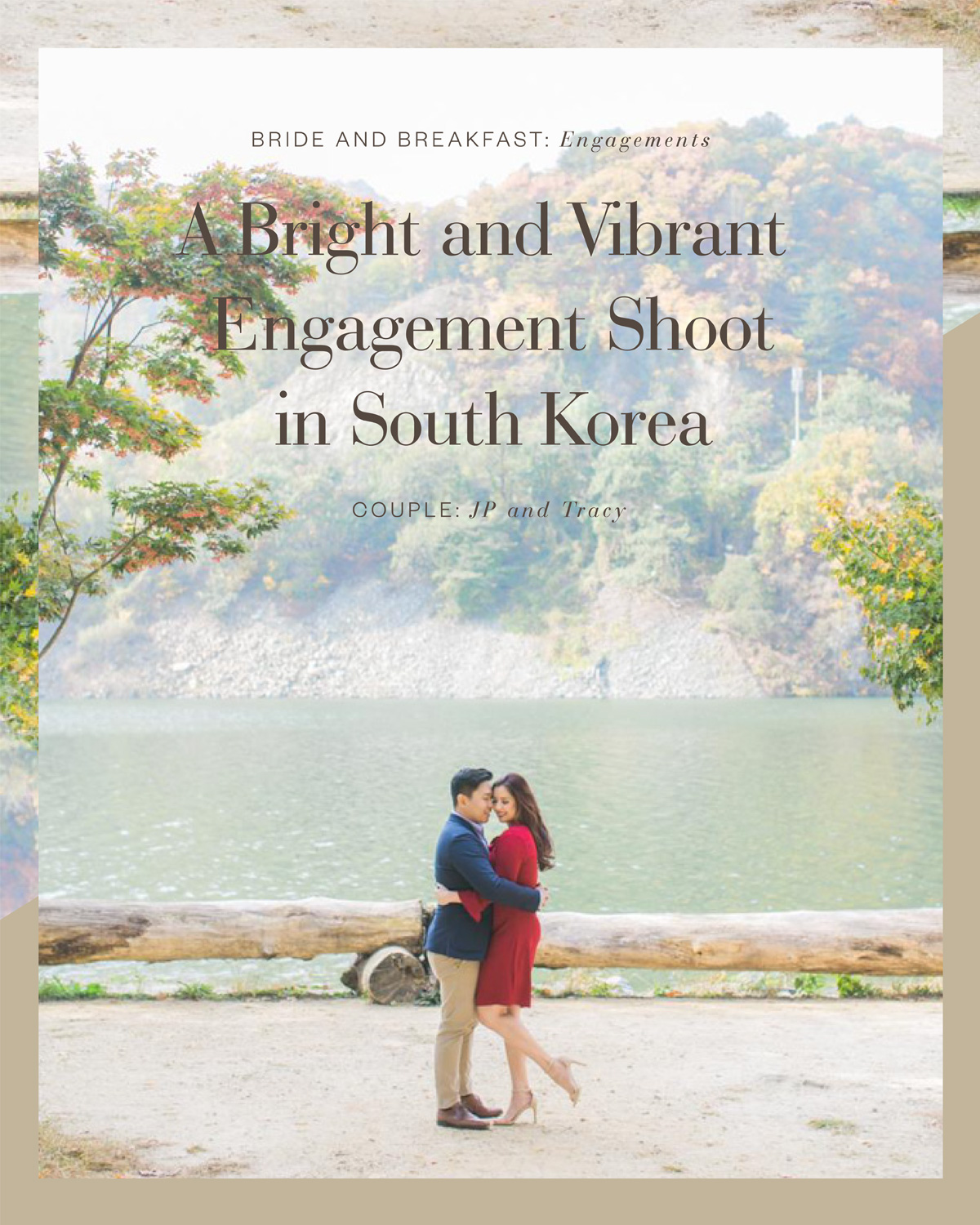 A Bright and Vibrant Engagement Shoot in South Korea