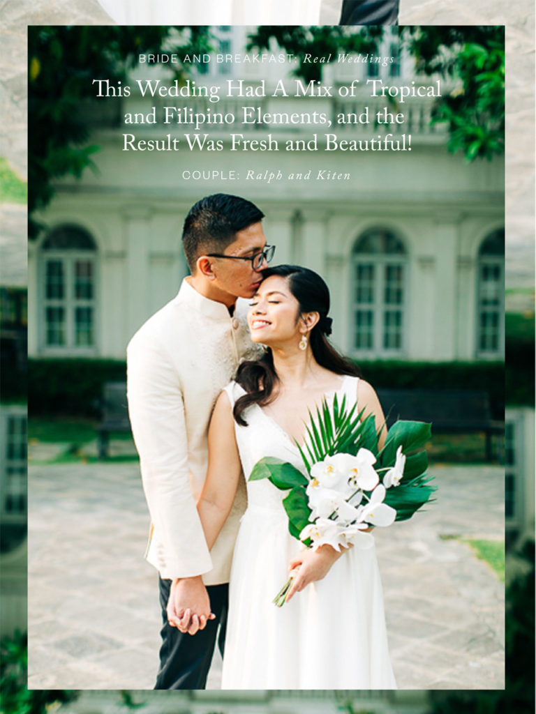 This Wedding Had A Mix of Tropical and Filipino Elements, and the Result Was Fresh and Beautiful!