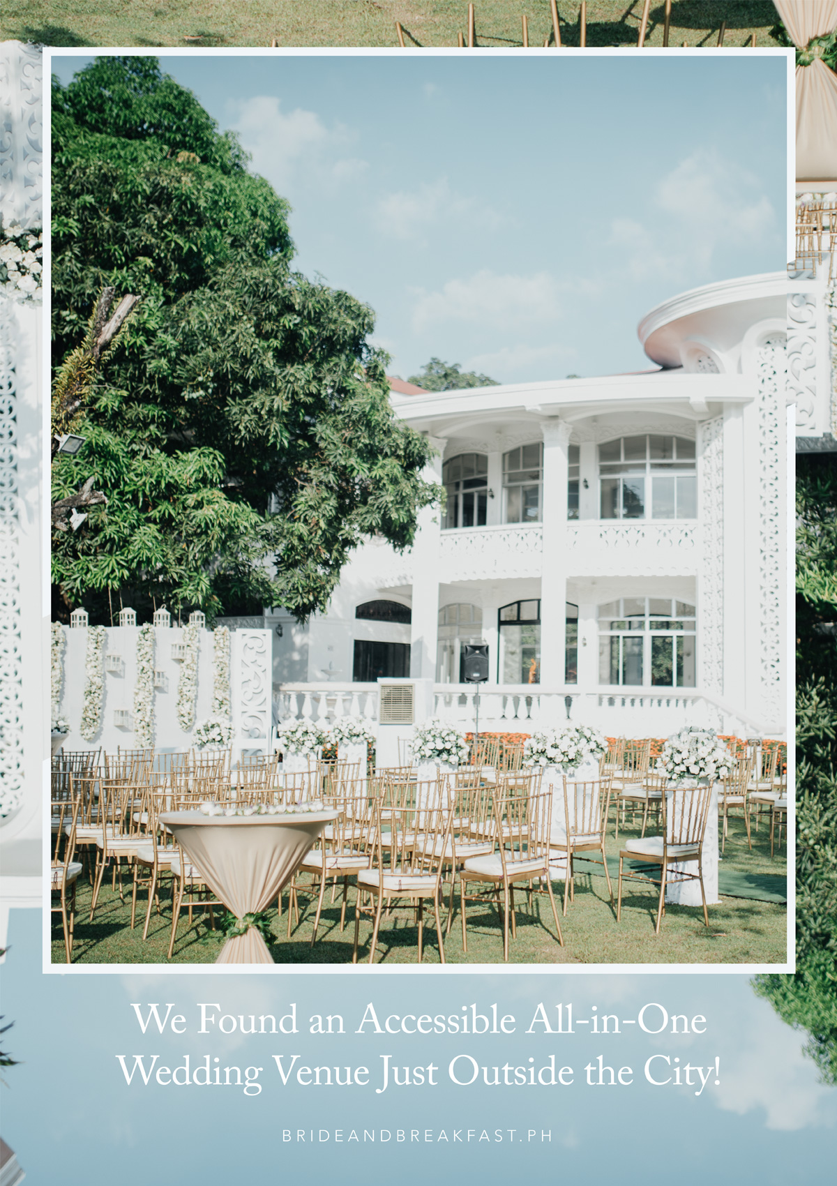We Found an Accessible All-in-One Wedding Venue Just Outside the City!