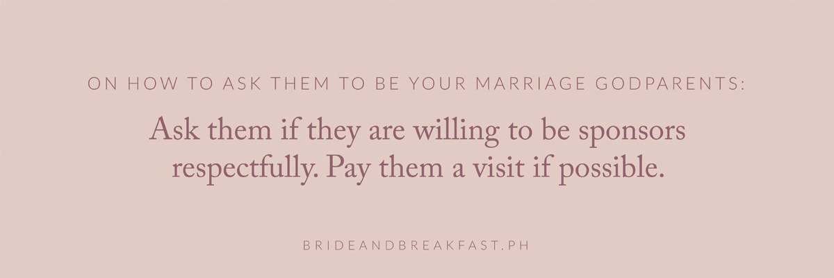 Filipino Wedding Sponsors: How To Invite A Ninong and Ninang To Your Wedding