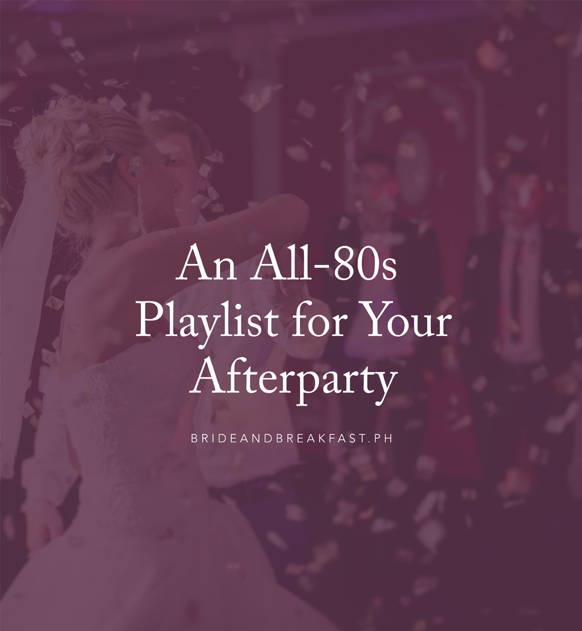 An All-80s Playlist for Your Afterparty