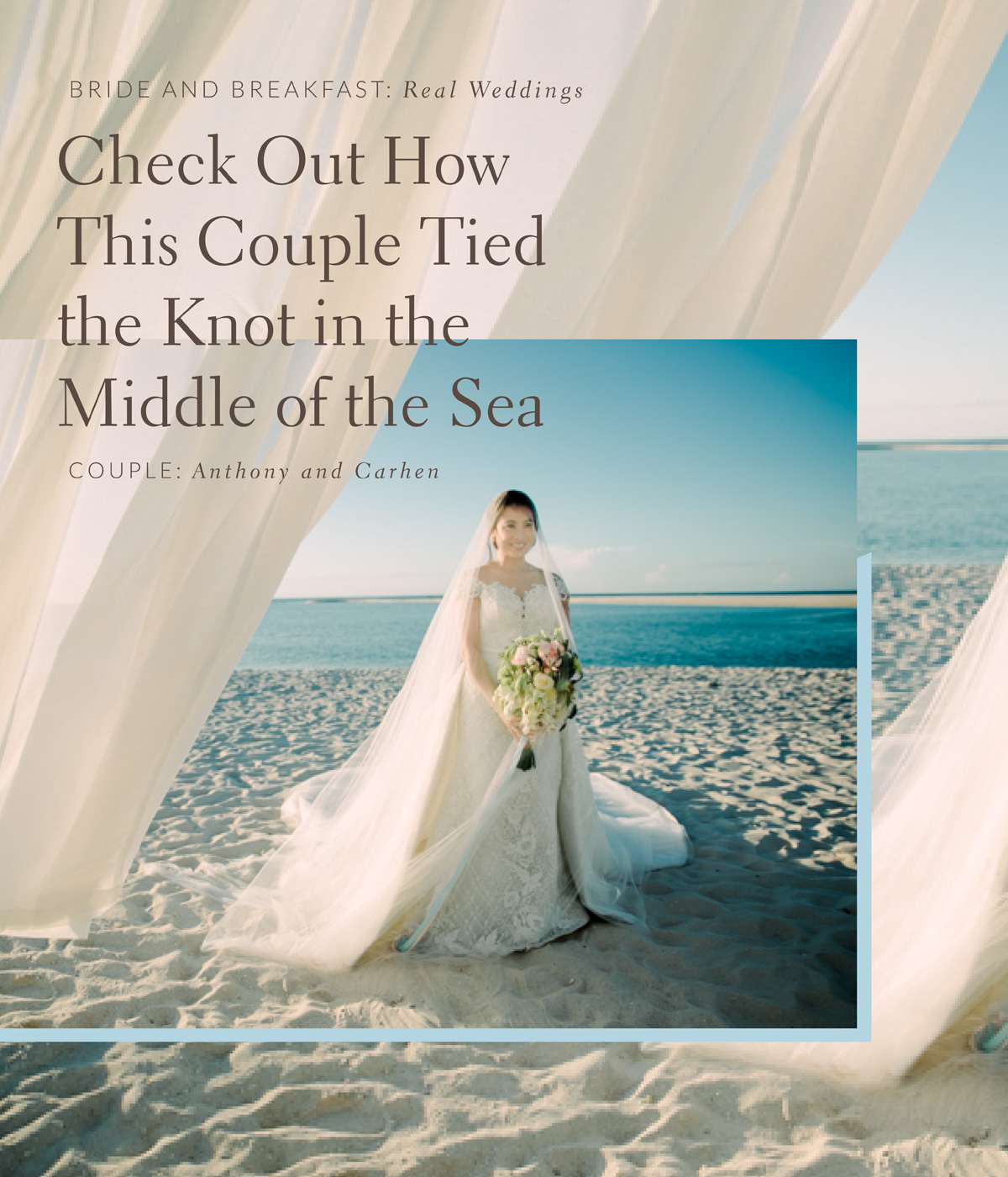 Check Out How This Couple Tied the Knot in the Middle of the Sea!