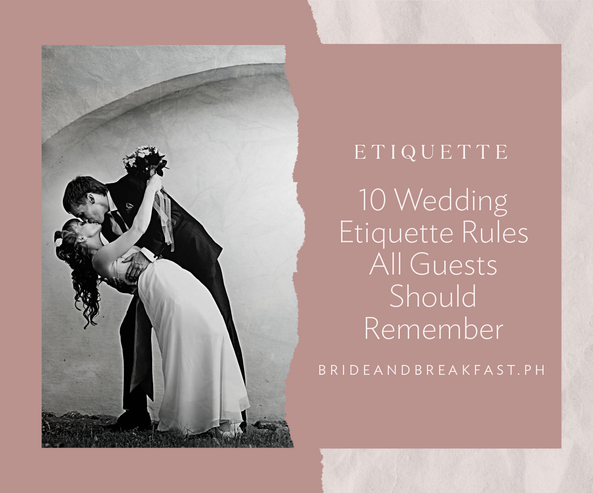 10 Wedding Etiquette Rules All Guests Should Remember