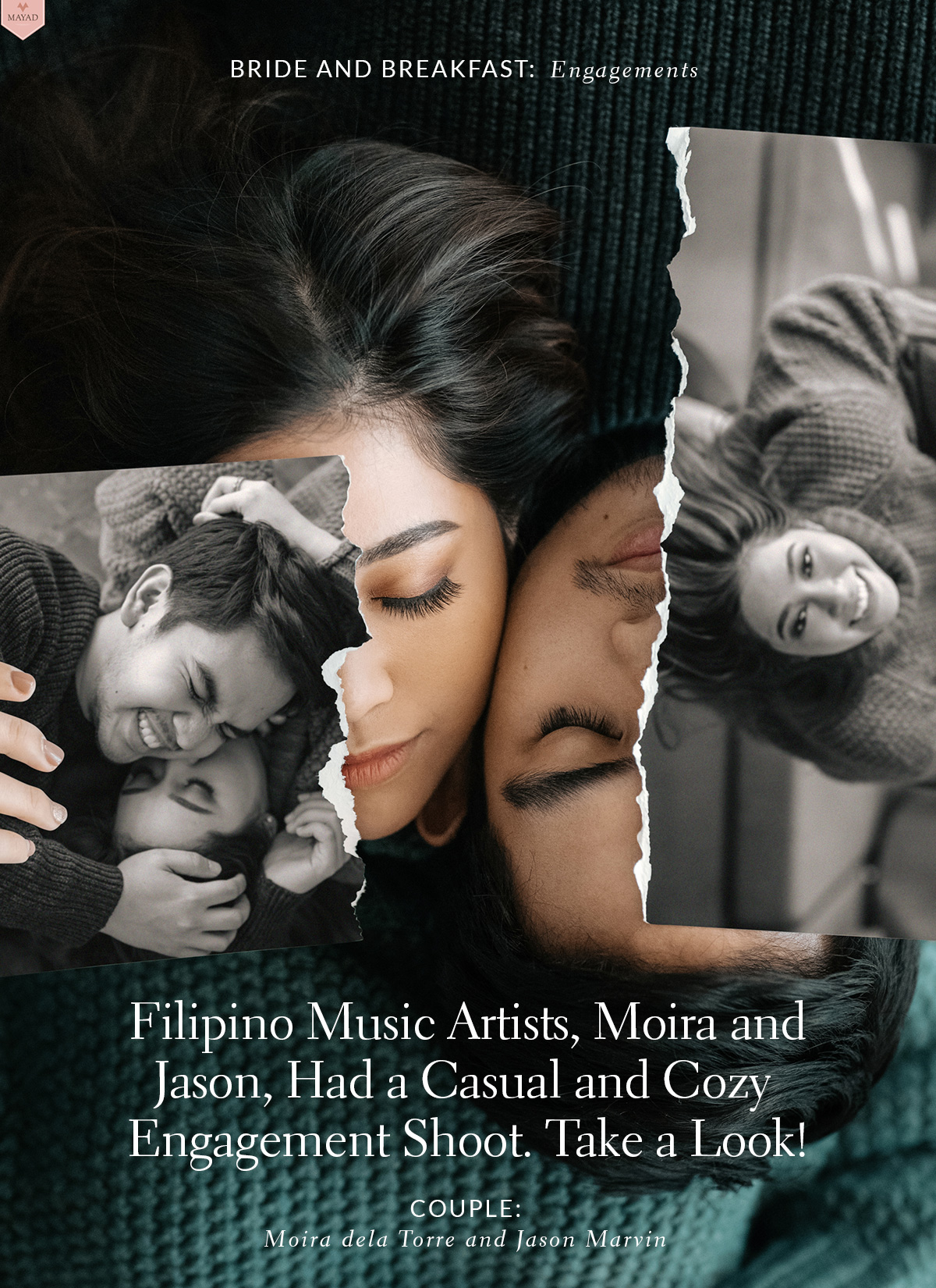 Filipino Music Artists, Moira and Jason, Had a Casual and Cozy Engagement Shoot. Take a Look!