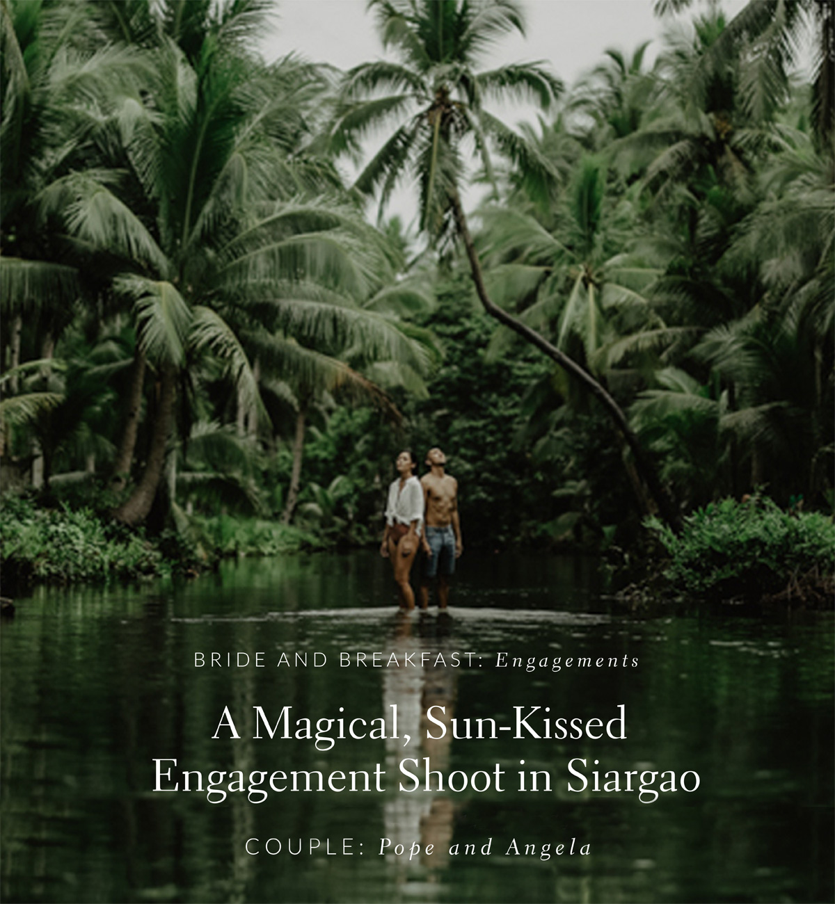 A Magical, Sun-Kissed Engagement Shoot in Siargao