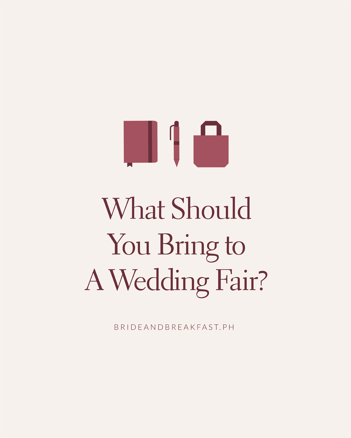What Should You Bring to A Wedding Fair?