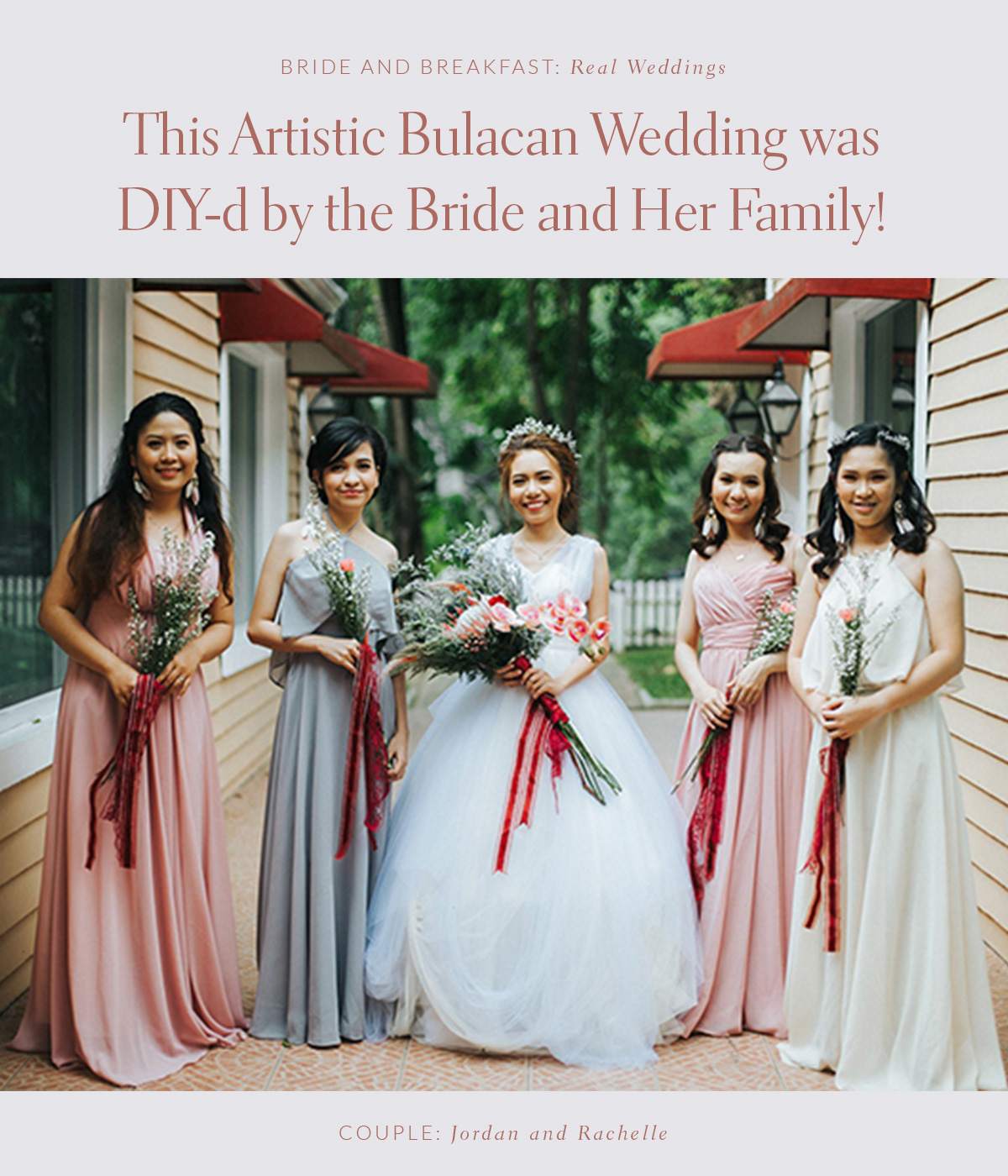 This Artistic Bulacan Wedding was DIY-d by the Bride and Her Family!