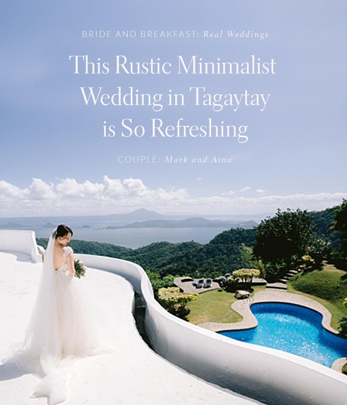 This Rustic Minimalist Wedding in Tagaytay is So Refreshing
