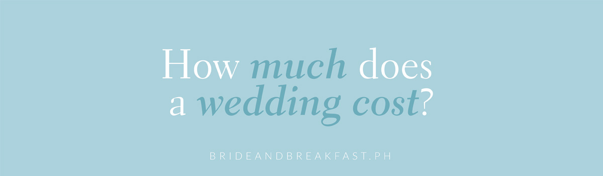 How much does a wedding cost?