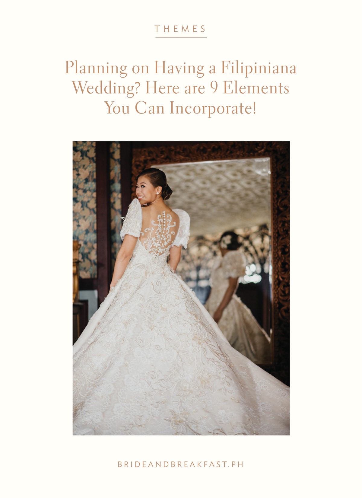 Elements For Filipiniana Wedding Philippines Wedding Blog