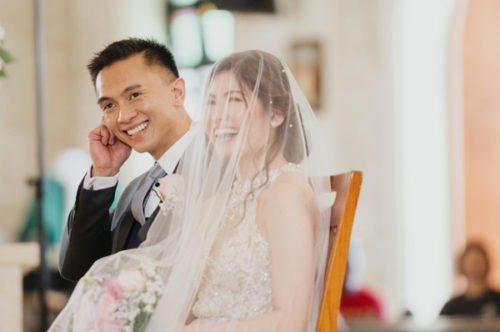 Gray, Mint Green Bataan Wedding 