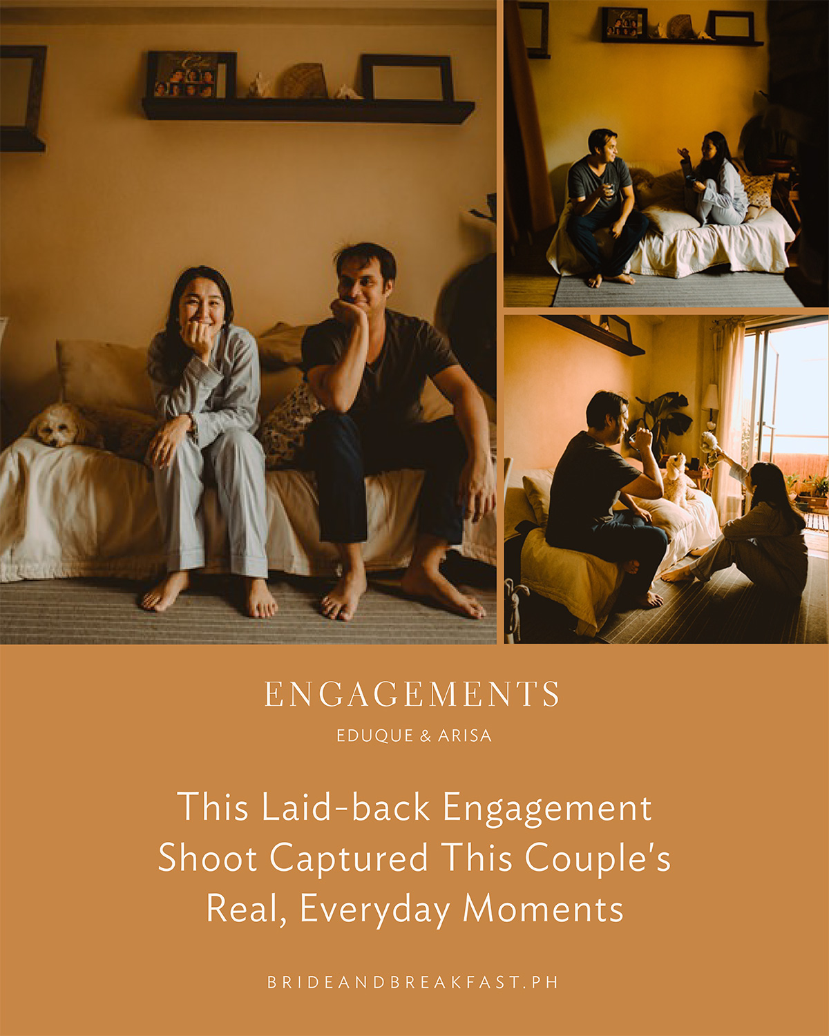 This Laid-back Engagement Shoot Captured This Couple's Real, Everyday Moments
