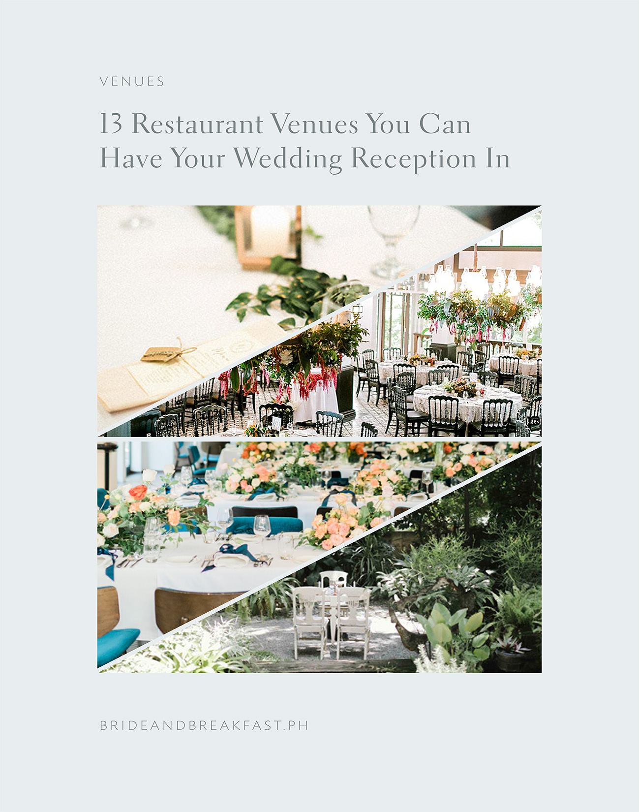 Venues 13 Restaurant Venues You Can Have Your Wedding Reception In