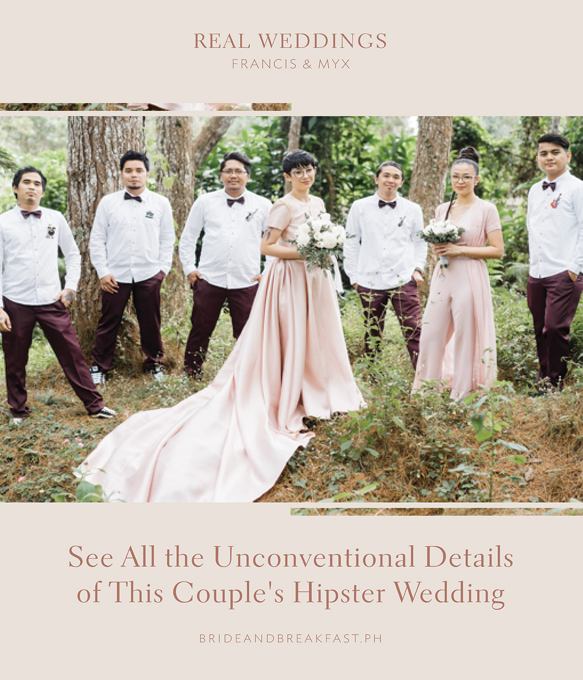 See All the Unconventional Details of This Couple's Hipster Wedding
