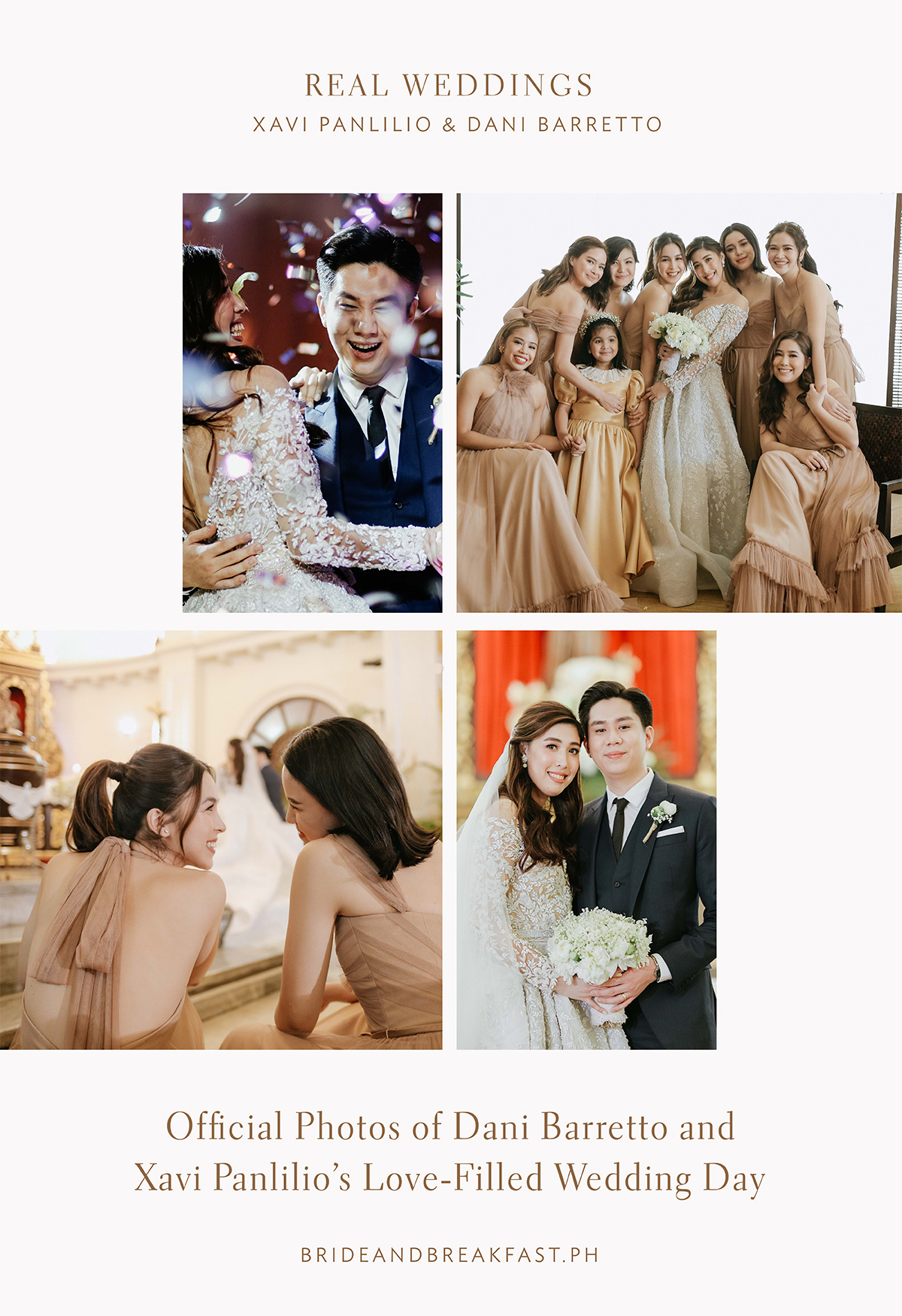 Official Photos of Dani Baretto and Xavi Panlilio’s Love-Filled Wedding Day