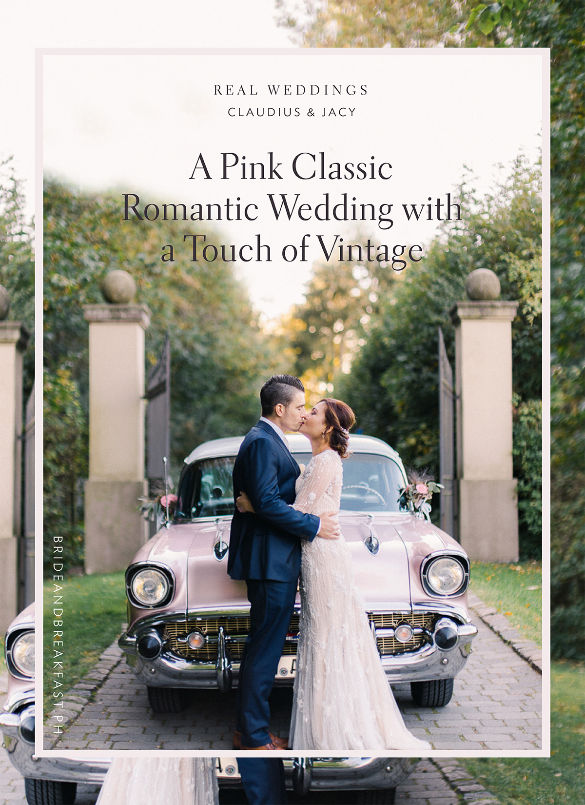 A Pink Classic Romantic Wedding with a Touch of Vintage
