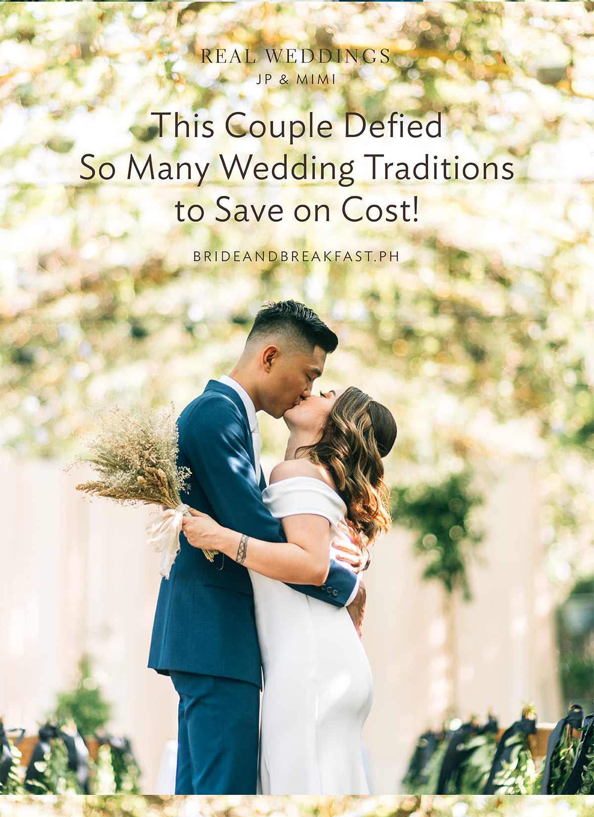 This Couple Defied So Many Wedding Traditions to Save on Cost!