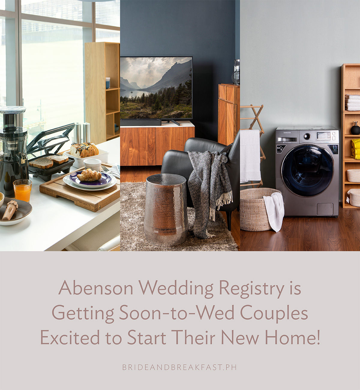 Abenson Wedding Registry is Getting Soon-to-Wed Couples Excited to Start Their New Home!