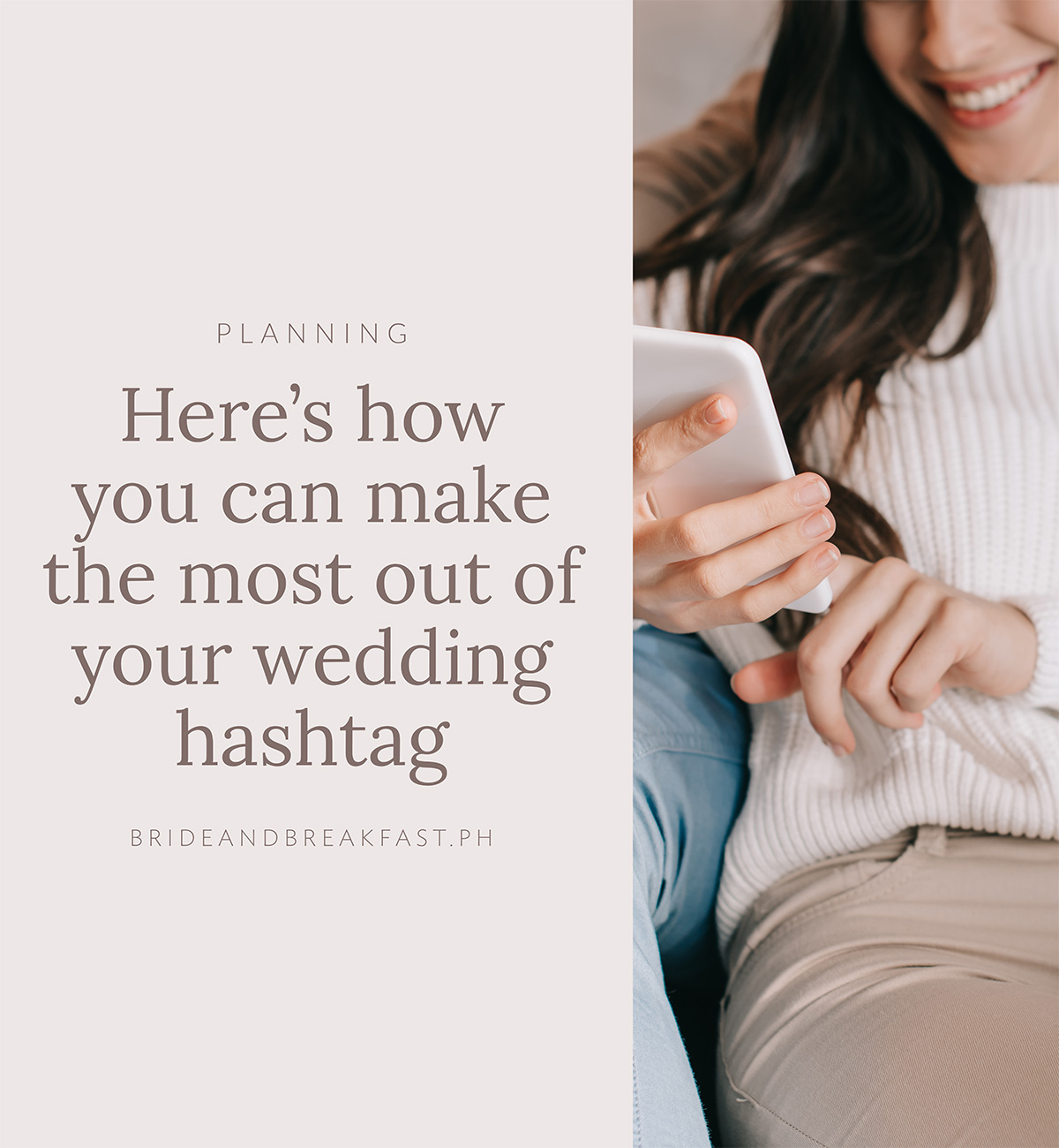 Here's How You Can Make the Most Out of Your Wedding Hashtag