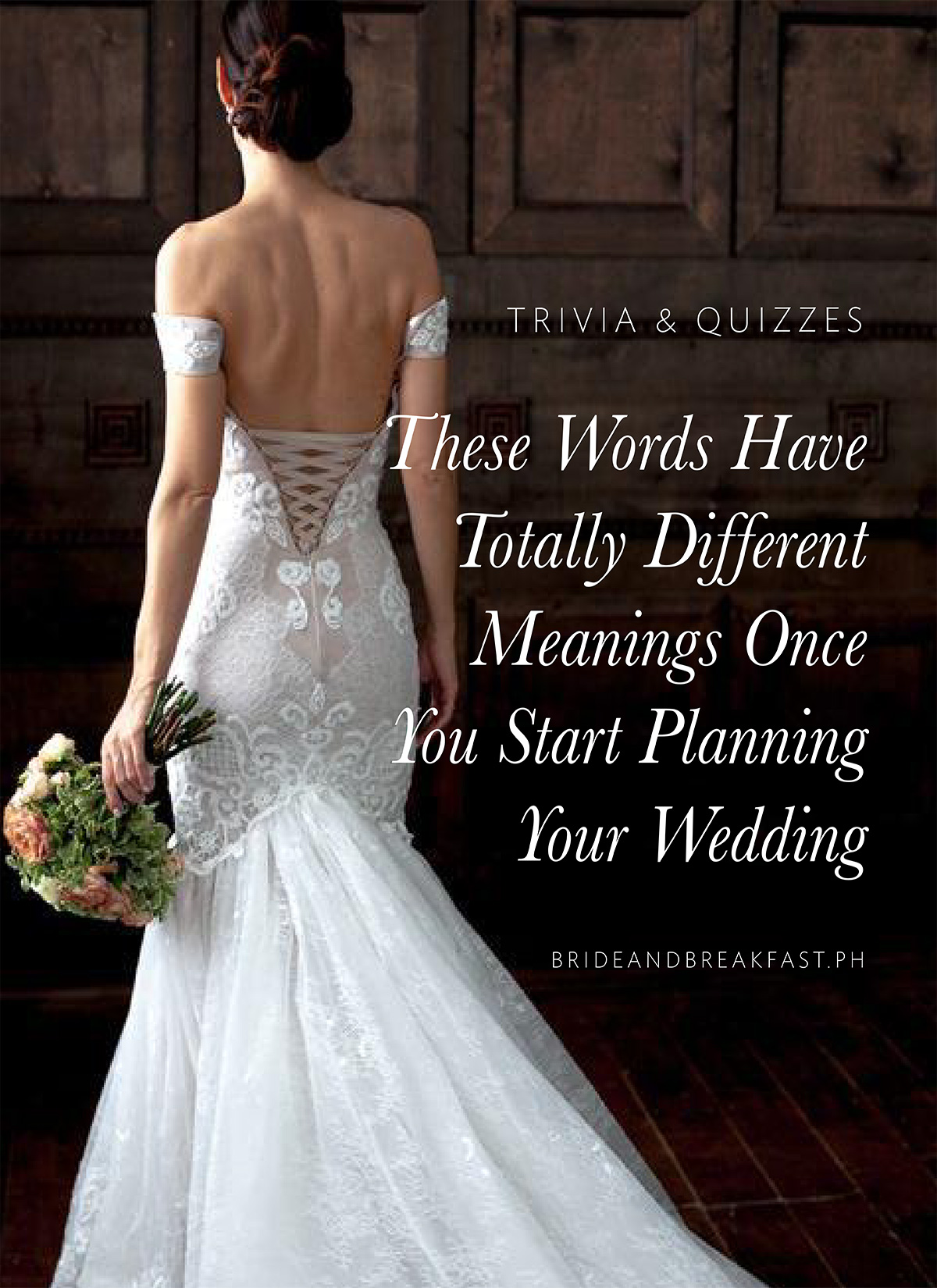 These Words Have Totally Different Meanings Once You Start Planning Your Wedding