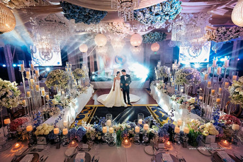 Dusty Blue and White Classy Wedding | Philippines Wedding Blog