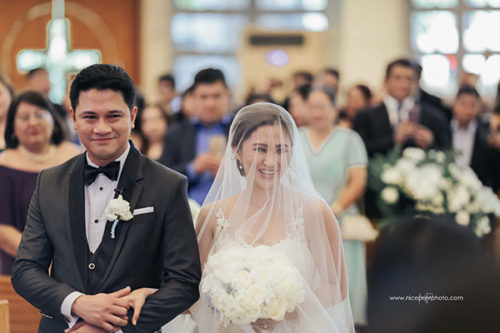 Dusty Blue And White Classy Wedding 