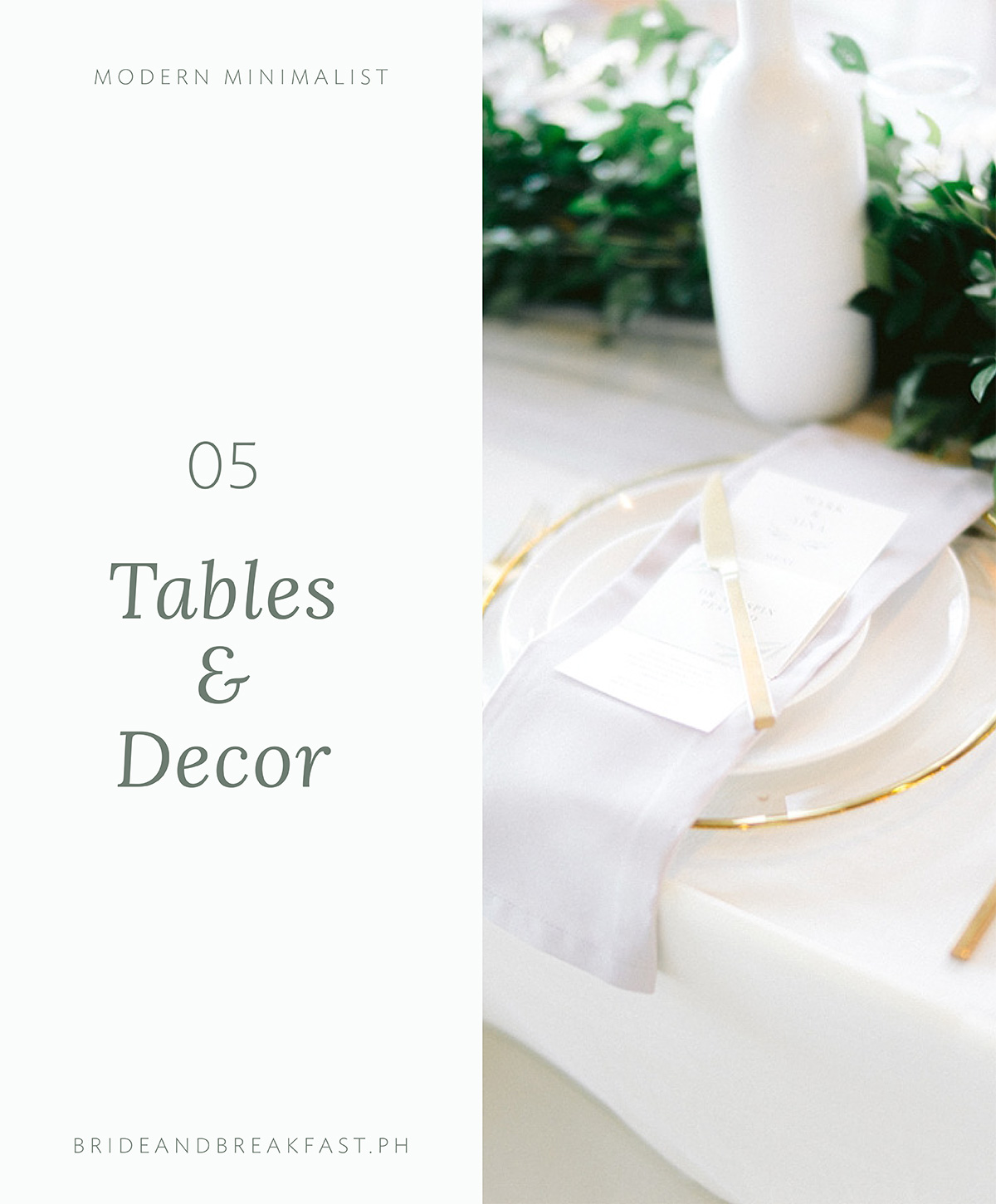 Tables & Decor
