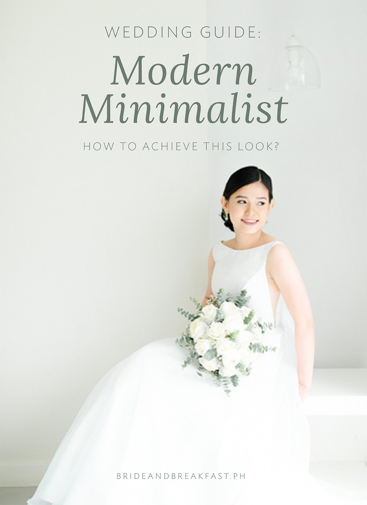 Minimalist Wedding Theme How To Philippines Wedding Blog   COVER Achieve A Modern Minimalist Wedding Theme With This Simple Guide 