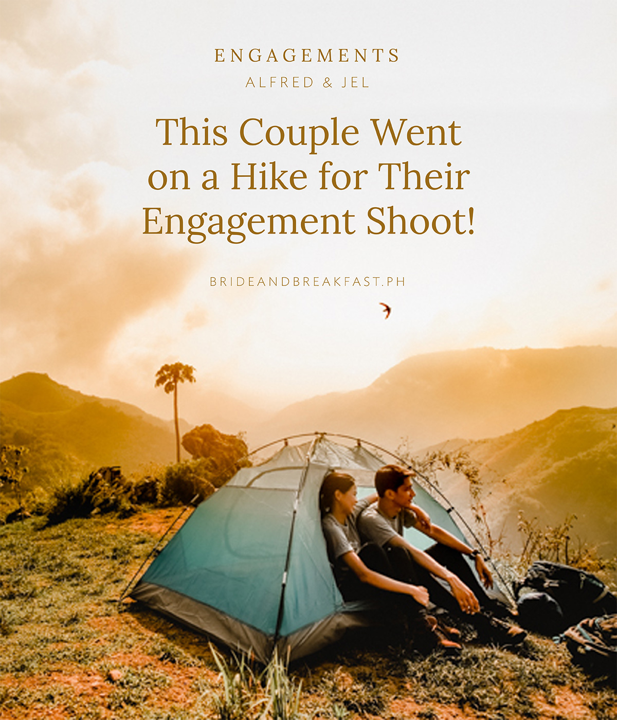 This Couple Went on a Hike for Their Engagement Shoot!
