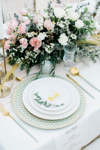 Styled Shoot with Touches of Peach, Pink, and Gold | Philippines ...