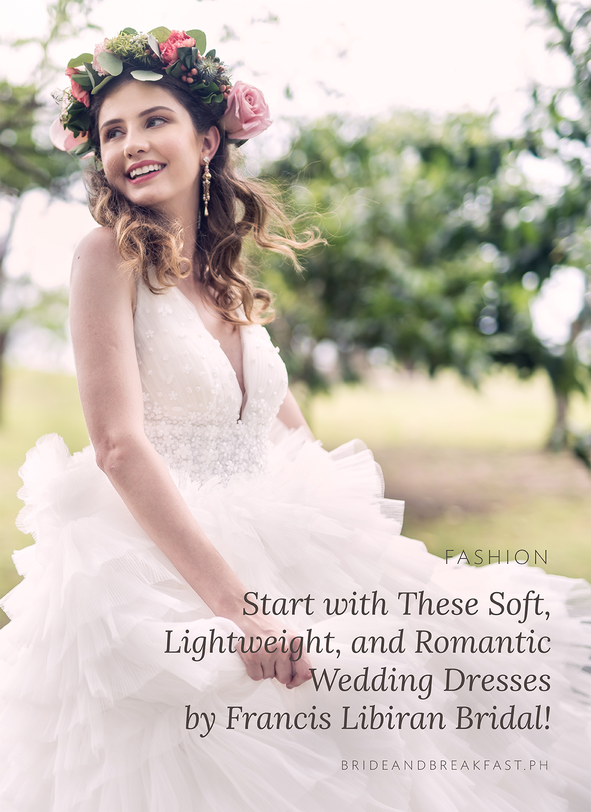 Start with These Soft, Lightweight, and Romantic Wedding Dresses by Francis Libiran Bridal!