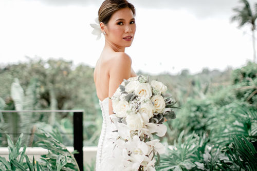 A Wedding with Clean White Details and Dainty Prints | Philippines ...