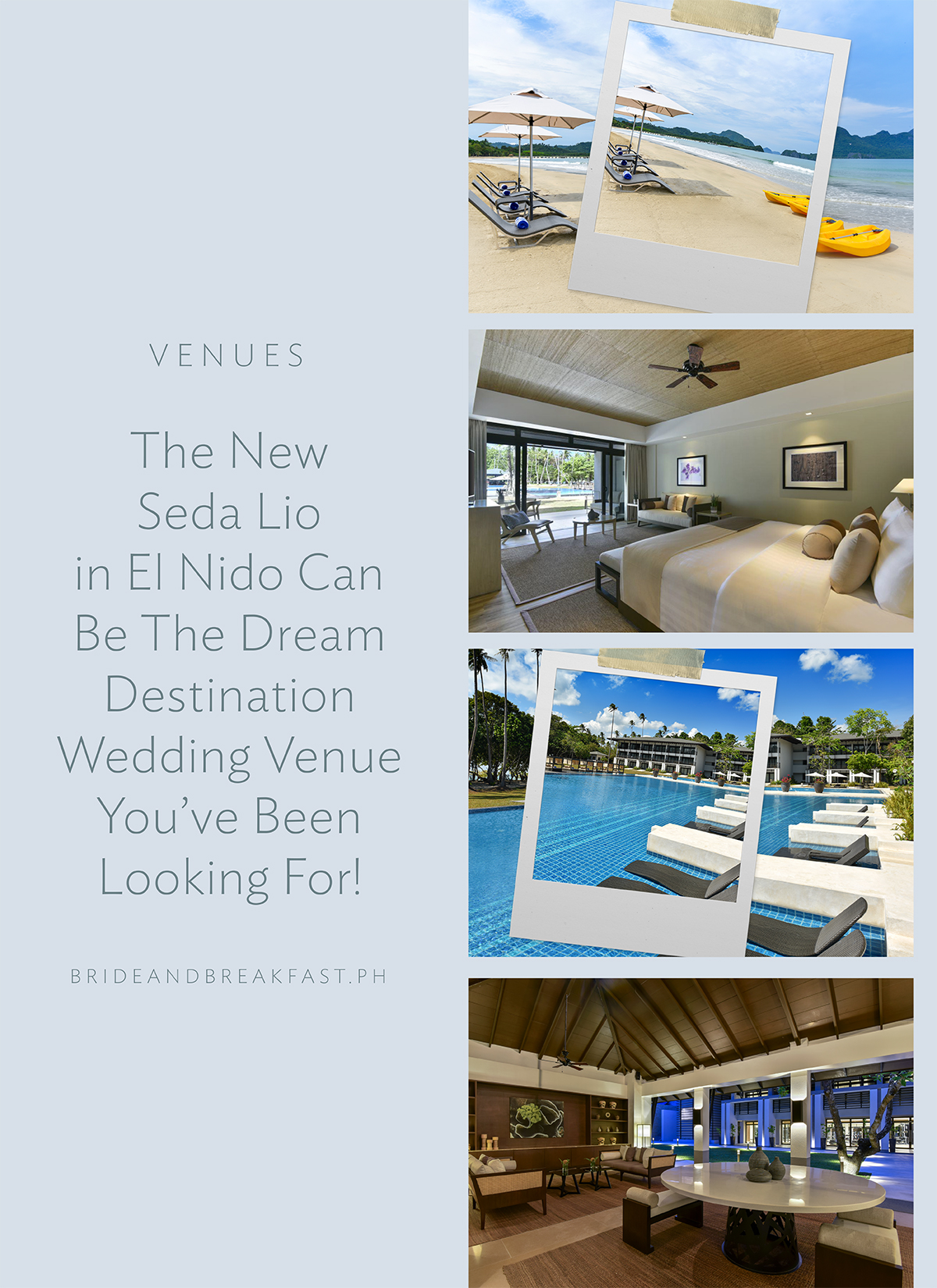The New Seda Lio in El Nido Can Be The Dream Destination Wedding Venue You've Been Looking For!