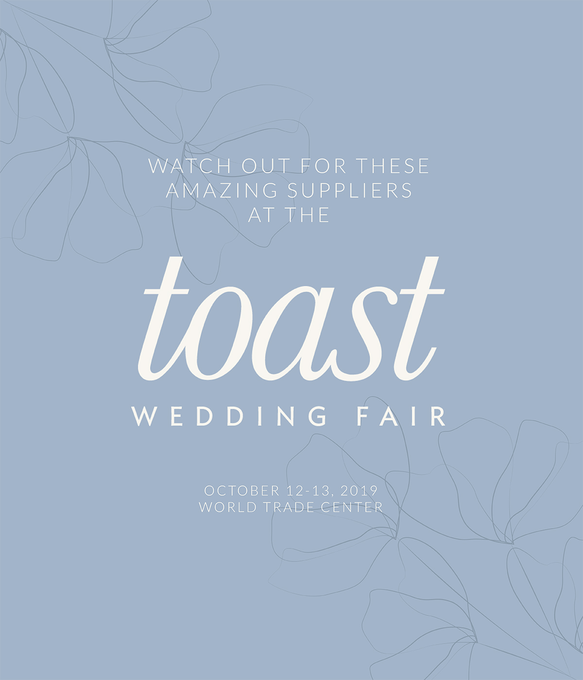 Watch Out for These Amazing Suppliers at the Toast Wedding Fair 2019!