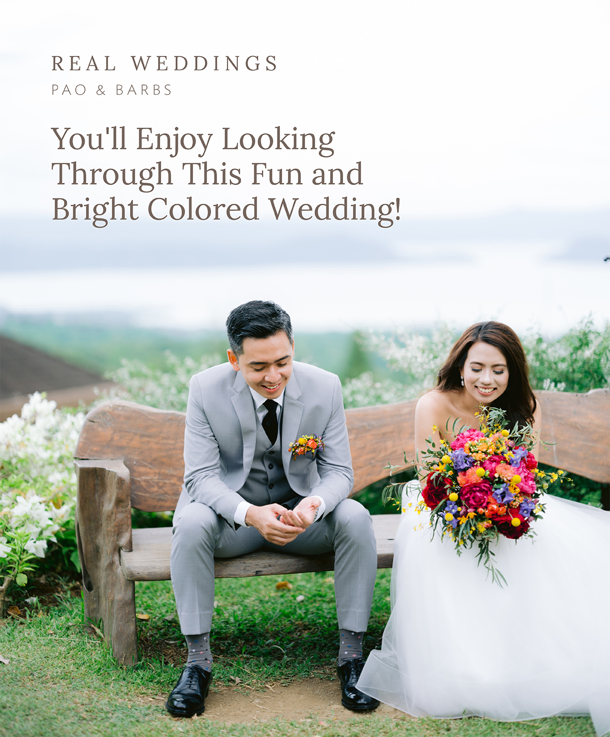 You'll Enjoy Looking Through This Fun and Bright Colored Wedding!