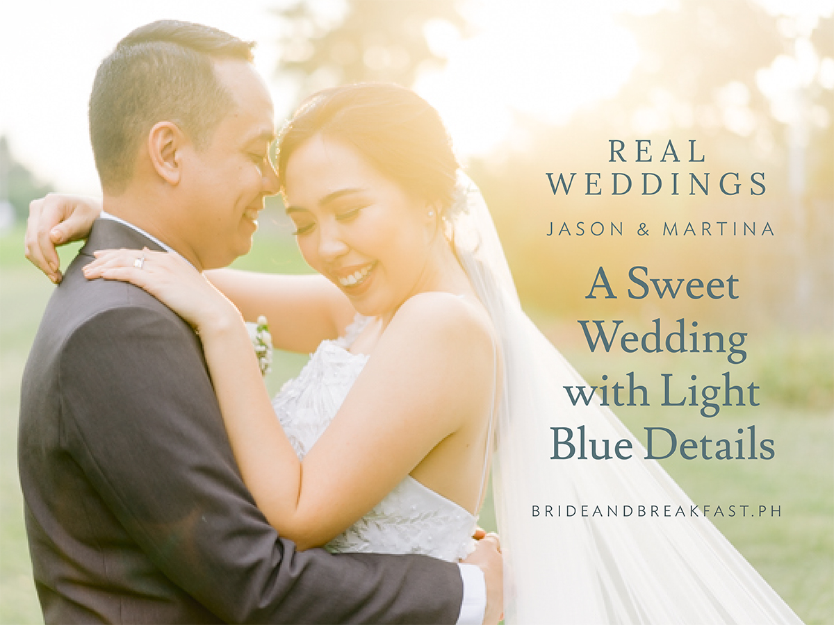 A Sweet Wedding with Light Blue Details
