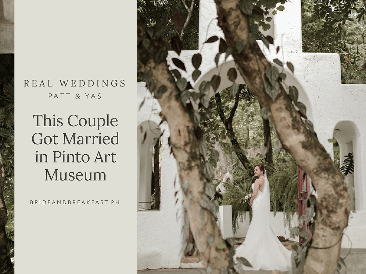 This couple got married in Pinto Art Museum